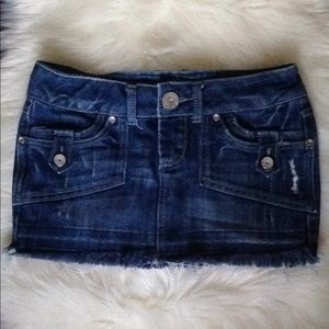 Almost famous denim skirt